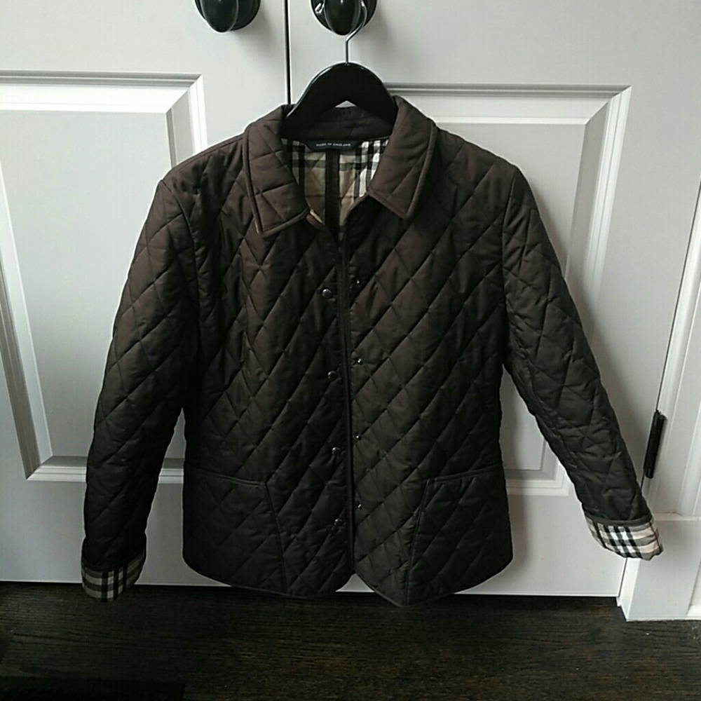 Burberry London Diamond Quilted Jacket size S